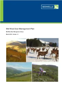 Mid-West Deer Management Plan Displaytext Cannot Span More Than One Line!