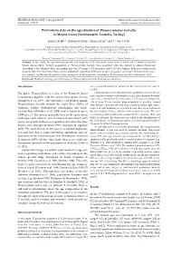 Preliminary Data on the Age Structure of Phrynocephalus Horvathi in Mount Ararat (Northeastern Anatolia, Turkey)