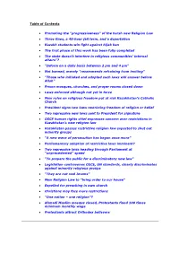 Table of Contents