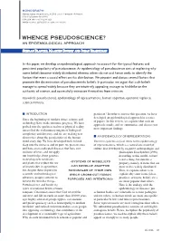 Whence Pseudoscience? an Epidemiological Approach