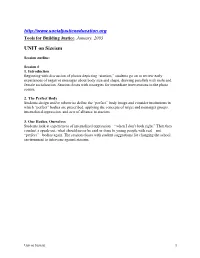 UNIT on Sizeism