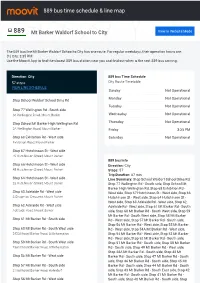 889 Bus Time Schedule & Line Route