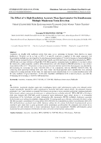 The Effect of a High-Resolution Accurate Mass Spectrometer On
