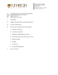 2015-2016 System-Wide Assessment Report