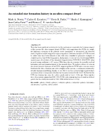 An Extended Star Formation History in an Ultra-Compact Dwarf