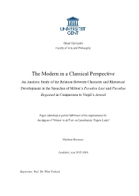 The Modern in a Classical Perspective