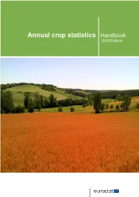 Eurostat Handbook for Annual Crop Statistics
