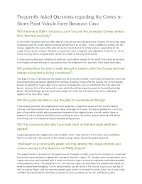 Frequently Asked Questions Regarding the Cowes to Stony Point Vehicle Ferry Business Case