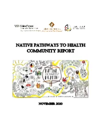 Native Pathways to Health Community Report