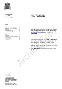 The Portcullis Revised August 2010