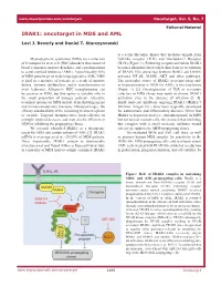 IRAK1: Oncotarget in MDS and AML