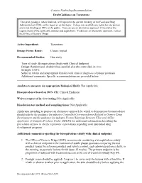 Draft Guidance on Tazarotene