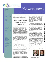 SWS Network News – Fall 2014