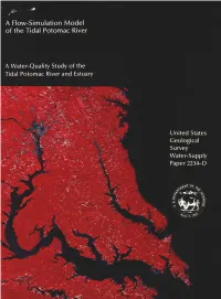 A Flow-Simulation Model of the Tidal Potomac River
