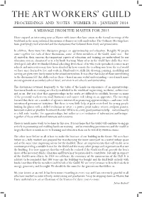 A Message from the Master for 2013