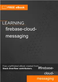 Firebase-Cloud- Messaging