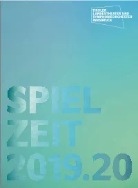 Im Spielzeitheft 2019.20 Stöbern