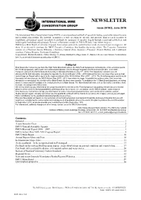 NEWSLETTER CONSERVATION GROUP Issue 2010/2, June 2010