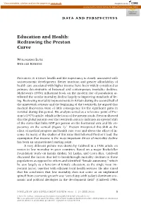 Redrawing the Preston Curve