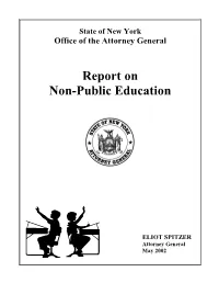 Report on Non-Public Education