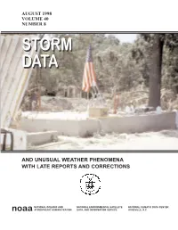Storm Data Storm Data