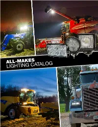 All-Makes Lighting Catalog Table of Contents