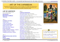 ART of the CARIBBEAN ‘A Wonderful Set of Images Which Helps to Re-Define the Boundaries of the Caribbean for a British Onlooker