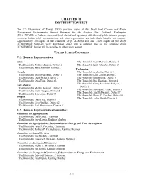 Chapter 11 Distribution List