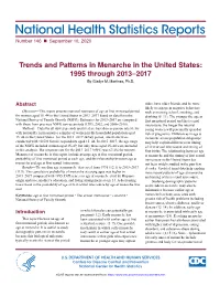 Trends and Patterns in Menarche in the United States: 1995 Through 2013–2017 by Gladys M