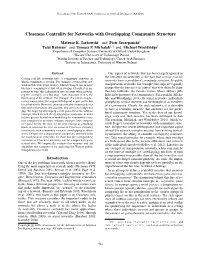 Closeness Centrality for Networks with Overlapping Community Structure