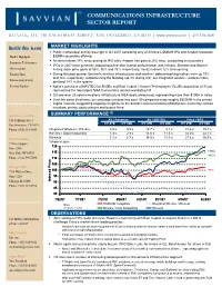 Communications Infrastructure Sector Report