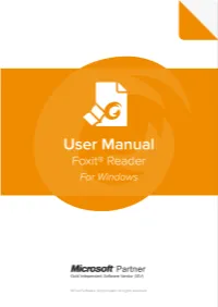 Foxit Reader 9.6 Manual