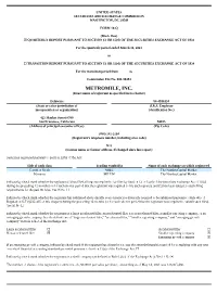 METROMILE, INC. (Exact Name of Registrant As Specified in Its Charter)