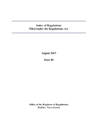 Part a - Regulations by Act a Adoption Information Act