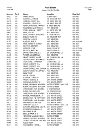 Real Estate 07/19/2017 10:45 AM Account List by Map/Lot Page 1