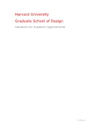 Appointments to the Faculty of Design