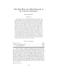 How Bad Were the Official Records of the Federal Convention?