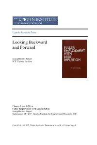Looking Backward and Forward