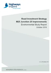 Road Investment Strategy M25 Junction 25 Improvements
