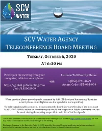 SCV Water Board Packet