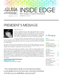 2014 Spring Newsletter