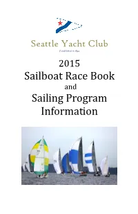 2015 Sailboat Race Book and Sailing Program Information