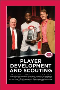 Player Development and Scouting