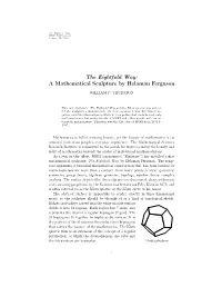 The Eightfold Way: a Mathematical Sculpture by Helaman Ferguson