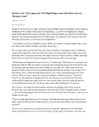Boston.Com: “Eire Apparent: the High Kings Come Into Their Own on ‘Memory Lane’”
