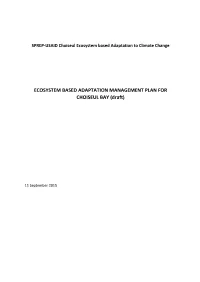 ECOSYSTEM BASED ADAPTATION MANAGEMENT PLAN for CHOISEUL BAY (Draft)