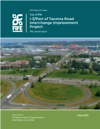 I-5/Port of Tacoma Road Interchange Improvement Project Fife, Washington
