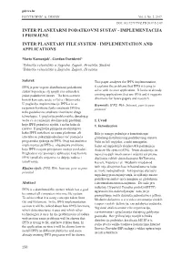 Implementacija I Primjene Inter Planetary File System