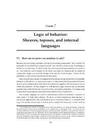 SHEAVES, TOPOSES, LANGUAGES Acceleration Based on A
