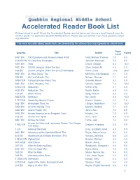 Accelerated Reader Book List